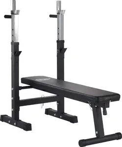 Mirafit Adjustable Folding Weight Bench With Dip Station