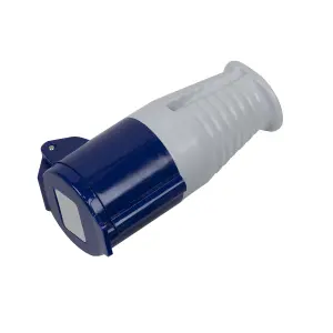 Sealey Blue Socket With 2P+E Connectors 230V 16A IP44 Rated Blue/Grey WC24016