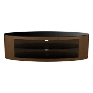 AVF Affinity Buckingham 1.4m Oval TV Stand - Walnut