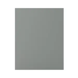 GoodHome Balsamita Matt grey Matt grey slab Standard End panel (H)720mm (W)570mm