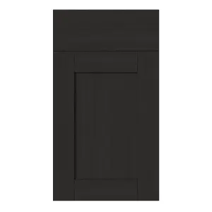 GoodHome Verbena Matt charcoal Shaker Door & drawer 400mm