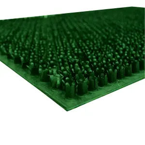 GoodHome Guadalc Green Artificial grass Scraper mat, 40cm x 60cm