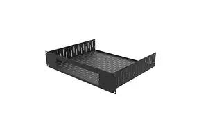 Penn Elcom 2U Vented Rack Shelf & Magnetic Faceplate For PS4 SLIM R1498/2UK-PS4-SLIM