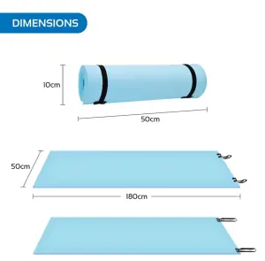 Camping Mat Roll Up Foil Waterproof Eva Foam