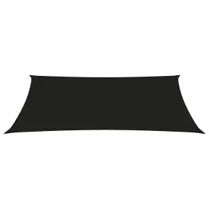 Berkfield Sunshade Sail Oxford Fabric Rectangular 2.5x5 m Black