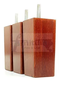 4x REPLACEMENT FURNITURE LEGS SOLID WOOD 110mm HIGH SOFAS CHAIRS SETTEE CABINETS LEGS M8 TSP2055