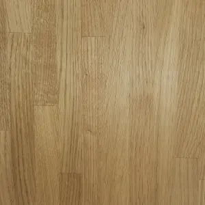 40mm Oak Classic Oiled Solid oak Chamfered Kitchen Worktop, (L)3000mm