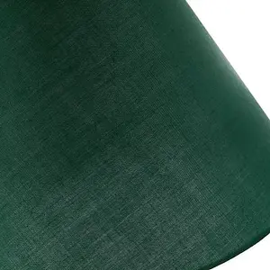 12 Forest Green Cotton Coolie Lampshade Suitable for Table Lamp or Pendant