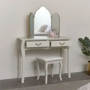 Melody Maison Dressing Table & Stool Set - Elizabeth Ivory Range