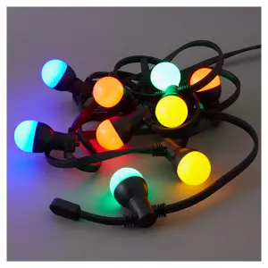 Blooma Barnaby Mains-powered Multicolour 10 LED Outdoor String lights