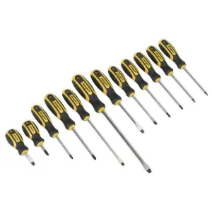 Sealey Soft Grip Screwdriver Set 12pc S0616