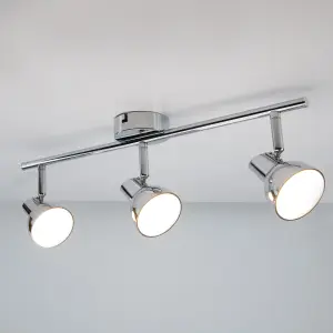 Apollo 3 X 4W Led Chrome spotlight