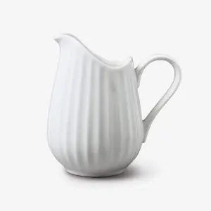 WM Bartleet & Sons Porcelain Traditional Fluted Jug, 426ml