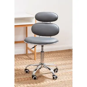 Maison by Premier Grey PU Home Office Chair