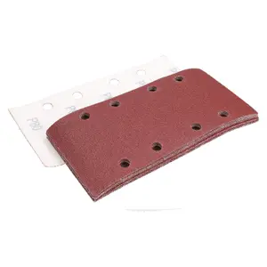 Hook/Loop 1/3 Sheet Sanding Sander Sandpaper Pads 10 Pack 80 Grit