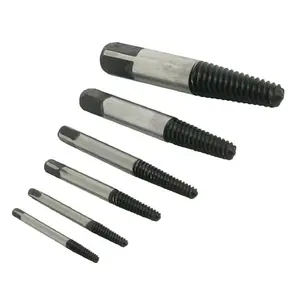 6 x Screw Extractor Set, 3-25mm Remove Damaged Broken Stripped Screws & Bolts