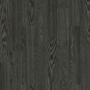 Wood Effect Black Slip-Resistant Contract Commercial Heavy-Duty Vinyl Flooring with 2.0mm Thickness-2m(6'6") X 2m(6'6")-4m²