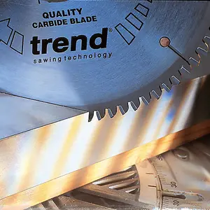 Trend CSB/AP16548 Plunge Saw Blade for Aluminium Plastic 165mm X 48 Teeth X 20mm