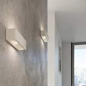 Nesta Ceramic White 1 Light Classic Wall Light