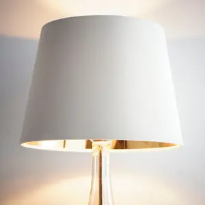 Velvet Empire Cream Shade for Ceiling and Table Lamp 10 Inch Shade