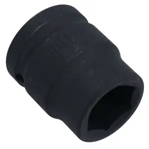 3/4" Drive 24mm Shallow Metric MM Impact Impacted Socket 6 Sided Single Hex