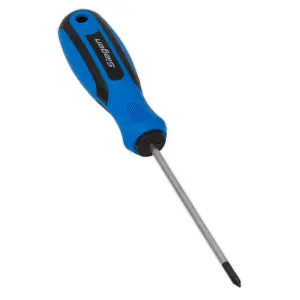 Sealey Screwdriver Phillips With Contoured Soft Grip Handle 1 x 75mm S01180