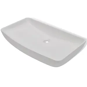 Belfry Bathroom 710mm L x 380mm W White Ceramic Rectangular Sink