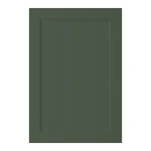 GoodHome Artemisia Matt dark green Shaker Tall appliance Cabinet door (W)600mm (H)867mm (T)18mm