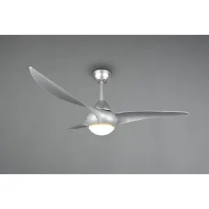 Madiun 1155cm Ceiling Fan with LED Lights Silver