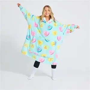 Love Heart Candies Oodie - Hooded Blanket