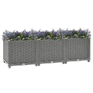 Berkfield Raised Bed 120x40x38 cm Polypropylene