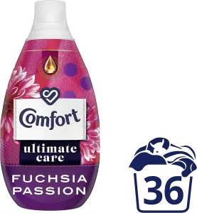 Comfort Ultimate Care Fabric Conditioner Fuschia 36 Washes 540ML