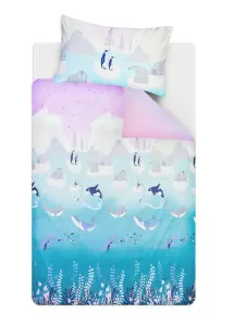 Smart Living Luxury Soft & Reversible Winter Wonderland Arctic Animals Duvet with Pillowcase