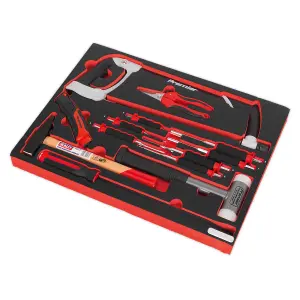 Sealey 13 Piece Premier Platinum General Tool Tray Kit 530x397x45mm TBTP06EU