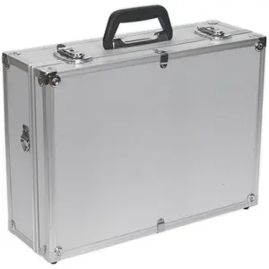 Durable Aluminium Tool Case with Adjustable Dividers for Electronics and Tools