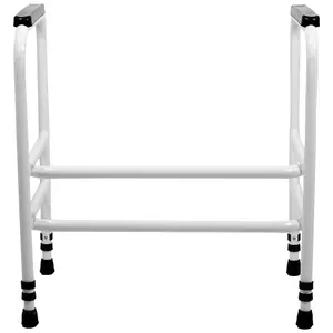 Height Adjustable Bariatric Toilet Frame - Free Standing - 254kg Weight Limit