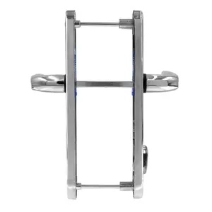 Yale Sparta PAS24 Lever/Lever Door Handle - Long, Chrome (PVD)