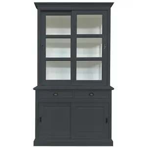 Benjamin-James Display Cabinet Anthracite Grey