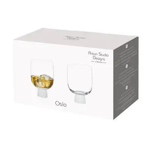 Oslo DOF Tumblers (Set of 2) Clear/Frost