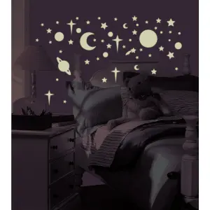 RoomMates White Celestial Peel & Stick Wall Decals