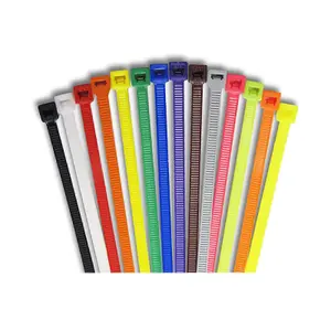 100 x Black Nylon Cable Ties 300 x 4.8mm / Extra Strong Zip Tie Wraps