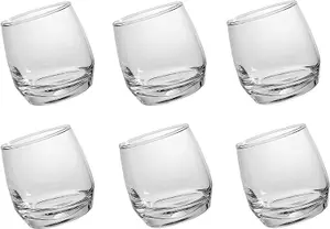 Lucente 360ml Rocking Spirit Glasses 6PC Set