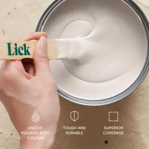 Lick Pink 01 Matt Emulsion paint, 2.5L