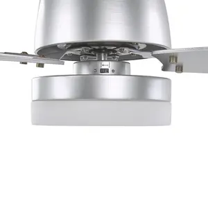 Bostick 74cm Ceiling Fan with Light Kit Silver