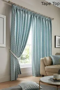 Cotswold Fully Lined Ready Made Pencil Pleat Taped Top Curtains