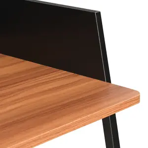 Berkfield Desk Black and Brown 90x60x88 cm