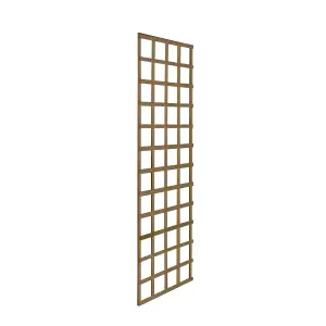 Forest Garden 6ft Square European softwood Trellis panel (W)61cm x (H)183cm