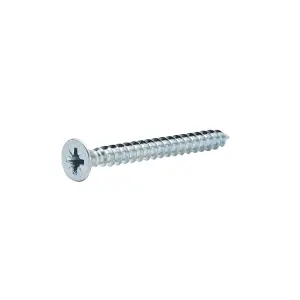 Diall Double-countersunk Zinc-plated Carbon steel Screw (Dia)5mm (L)50mm, Pack of 100