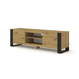 Mondi TV Cabinet in Oak Artisan W1580mm x H470mm x D400mm