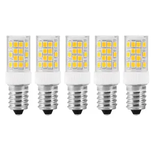 Harper Living 4 Watts E14 SES Small Edison Screw LED Light Bulb Capsule Warm White Dimmable, Pack of 5